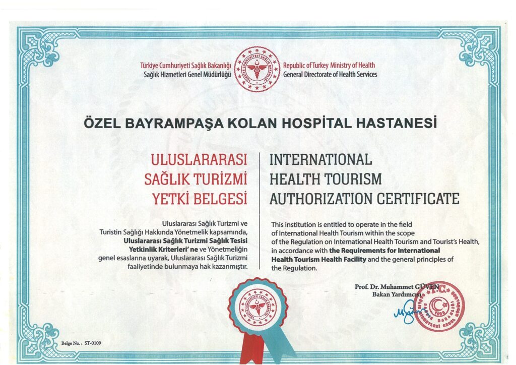 SAGLIK TURIZM YETKI BELGESI